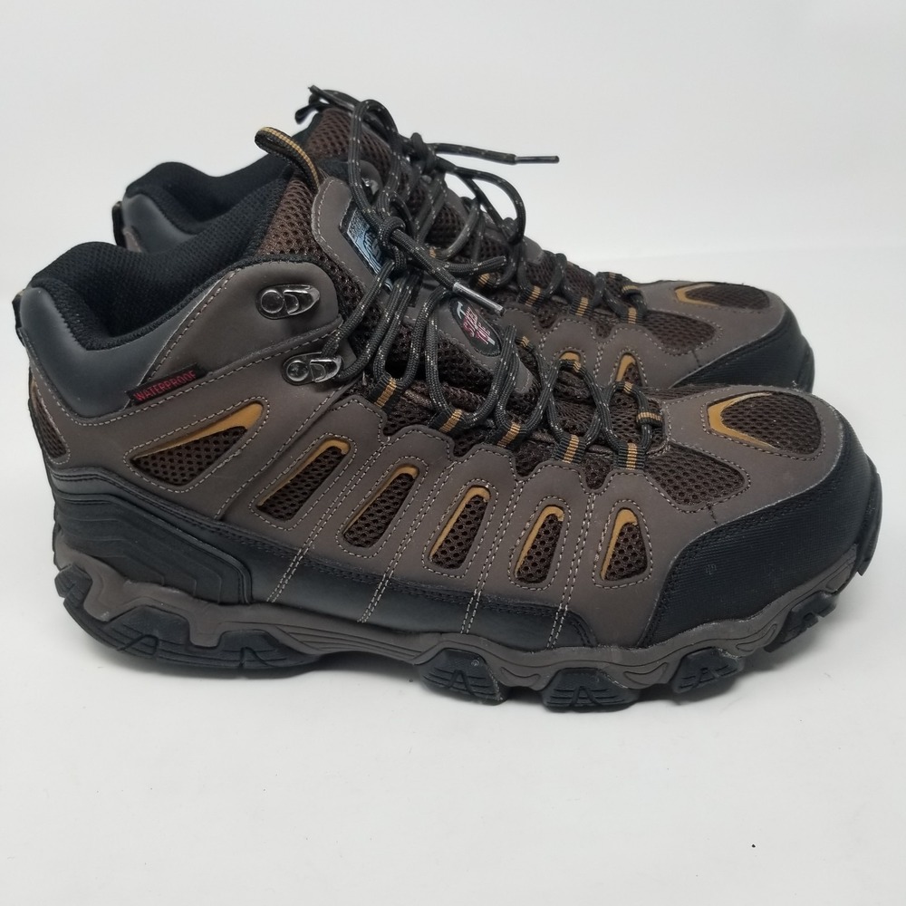 Skechers Work Blais Bixford ST Steel Toe Men's 12 Waterproof Hiking Boots 77054 - Picture 14 of 16